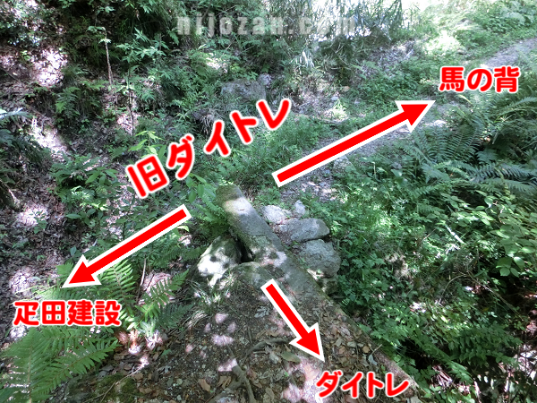 旧ダイトレ合流地点