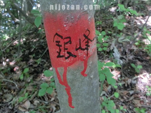 赤印_銀峰分岐