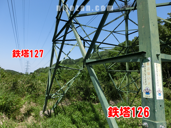 鉄塔126から鉄塔127
