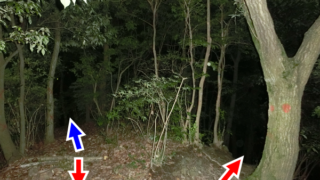 鳶塚_ながめ坂分岐-ながめ坂間分岐