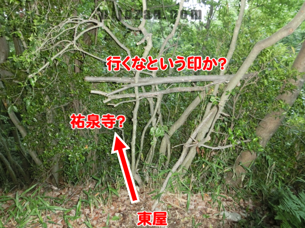 行くなという印_雌岳東屋